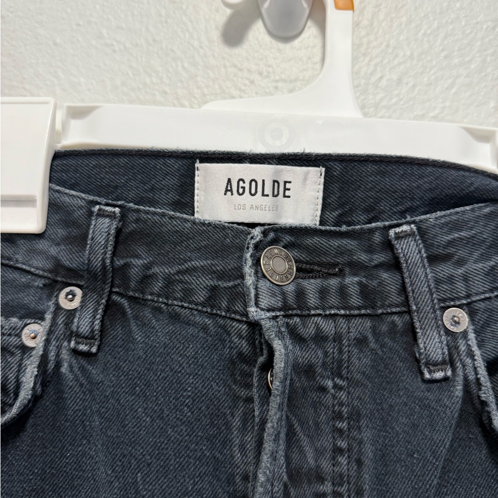 Agolde Women's Black 90s Pinch Jeans Size 27 - Picture 6 of 7